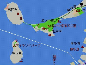 志賀島マップ