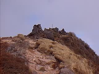 由布岳/東峰の頂上